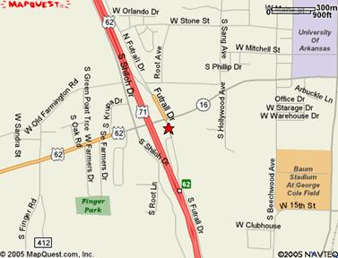 Map to Southern View Apartments